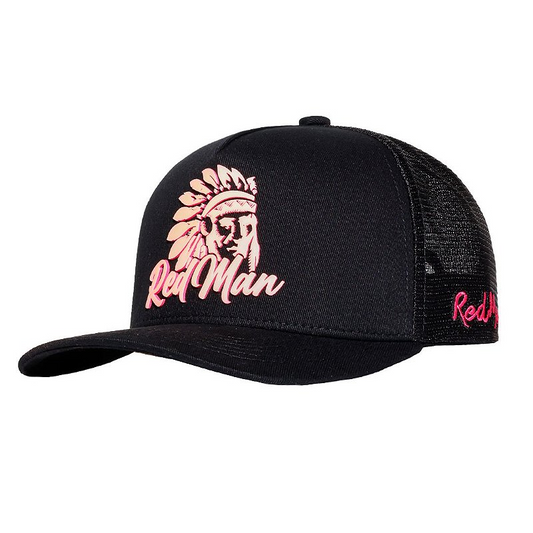 BONÉ REDMAN WONDER PINK NEON - RED 360