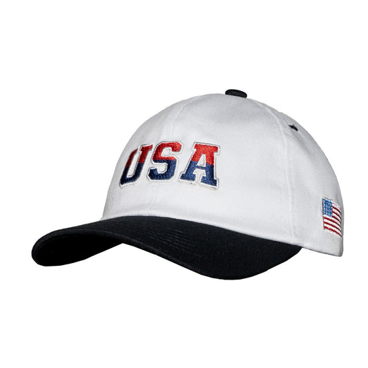 Boné Dad hat Made in USA White - RED 1348