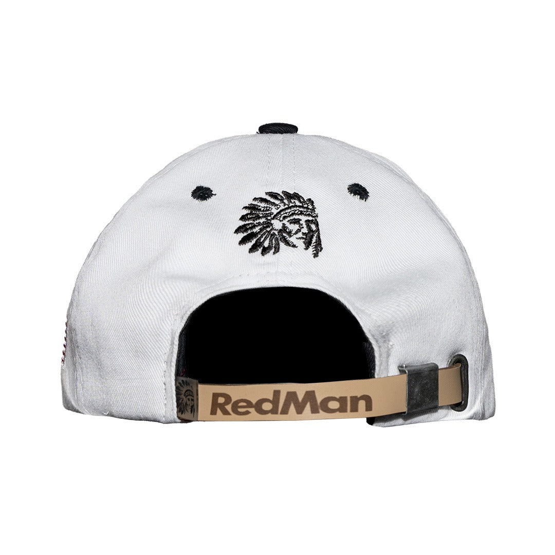 Boné Dad hat Made in USA White - RED 1348