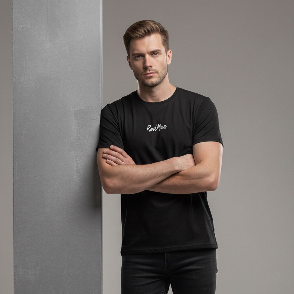 Camiseta basica bordada