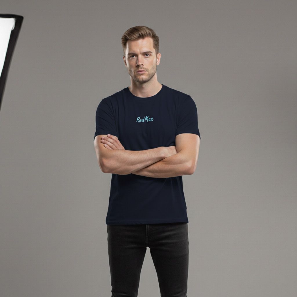 Camiseta basica bordada