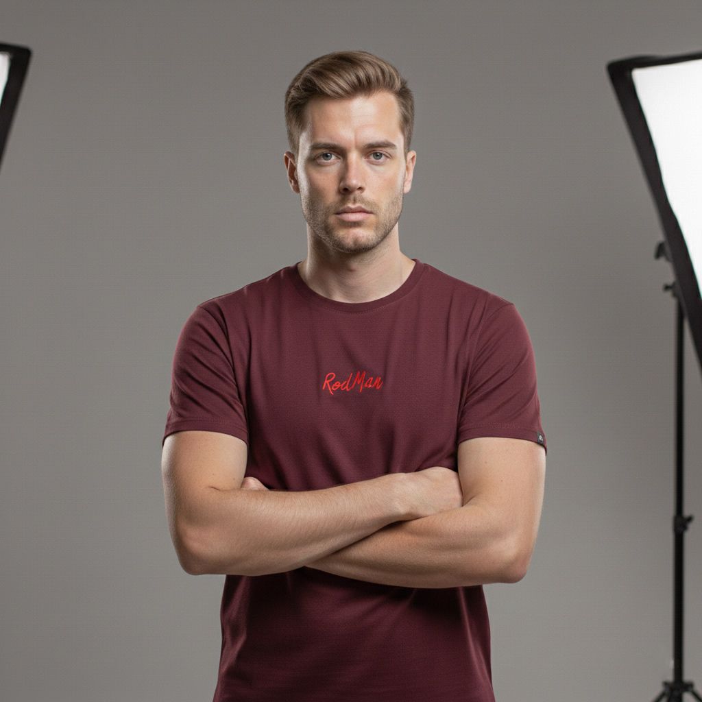 Camiseta basica bordada