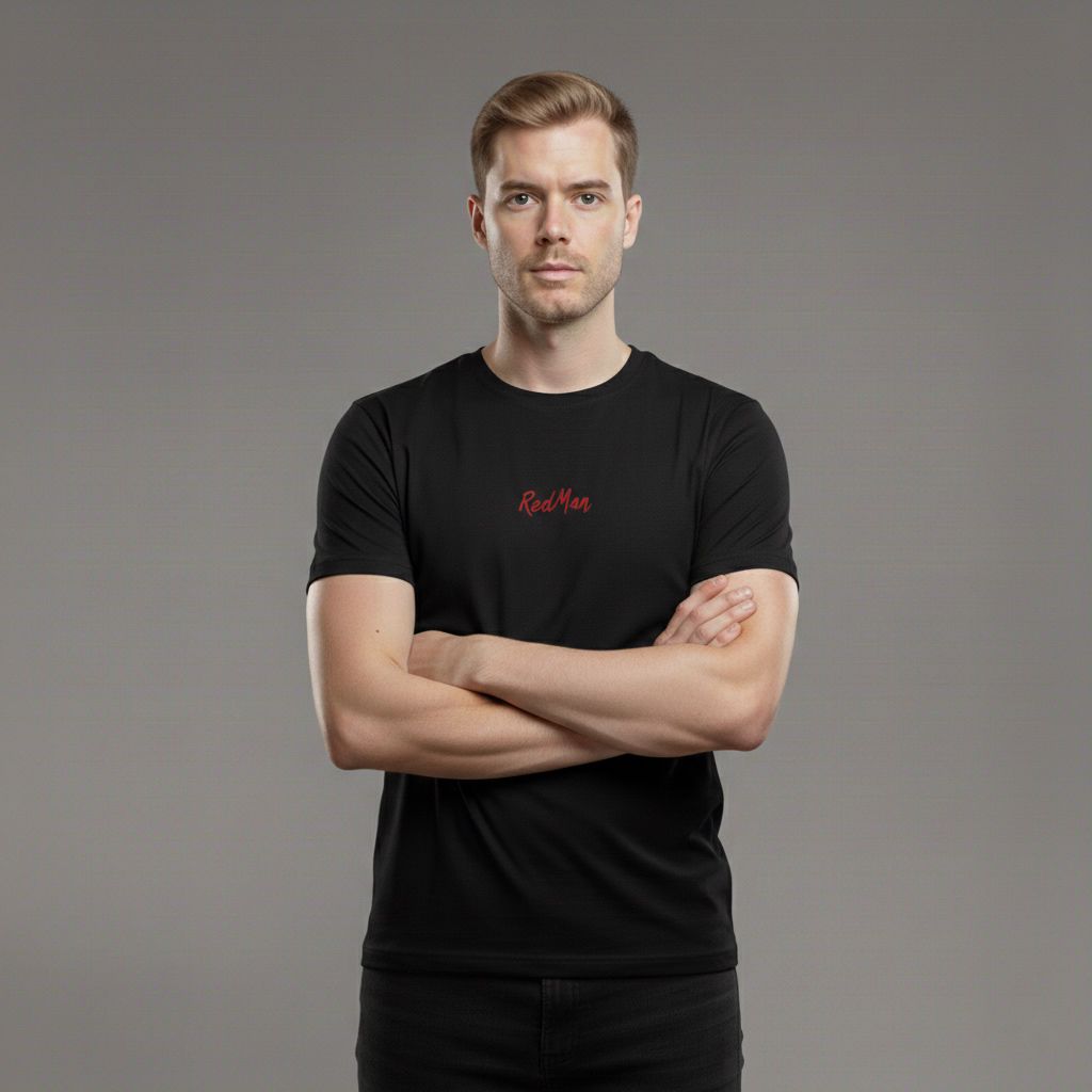 Camiseta basica bordada