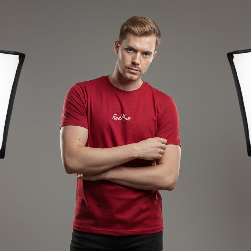 Camiseta basica bordada