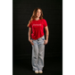 T- shirt feminina - red 057