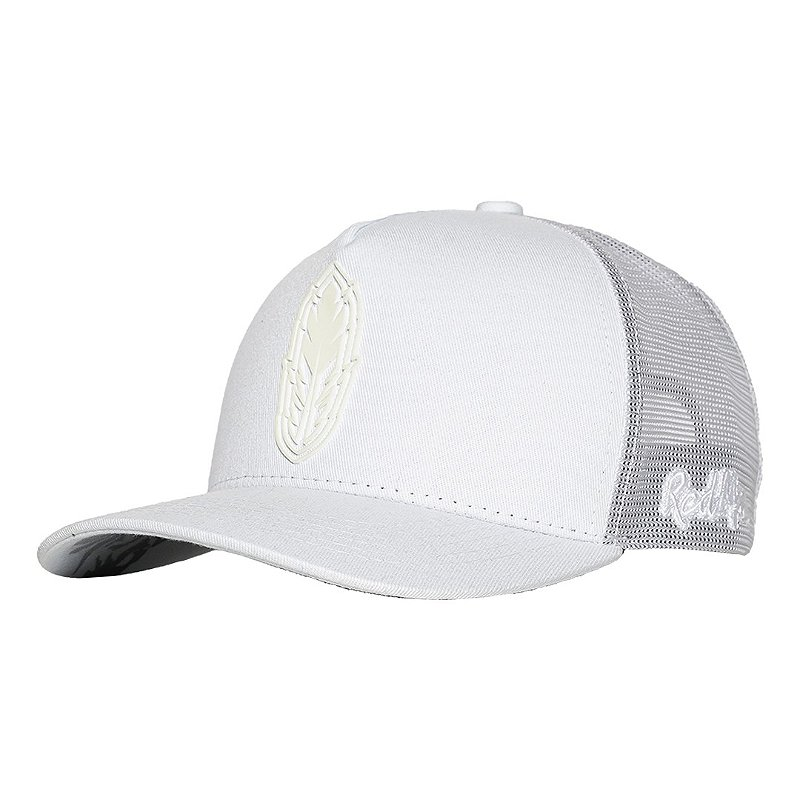 BONÉ RED MAN WHITE FEATHER NEON - RED 365