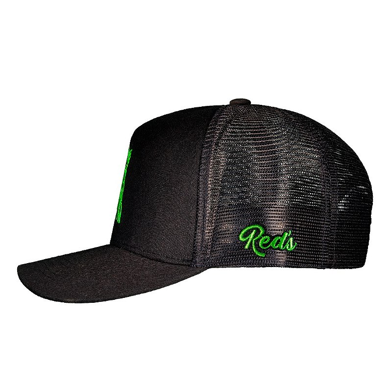 Boné Rm fine neon green strokes - red 1493