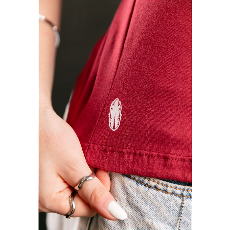 T- shirt feminina - red 067