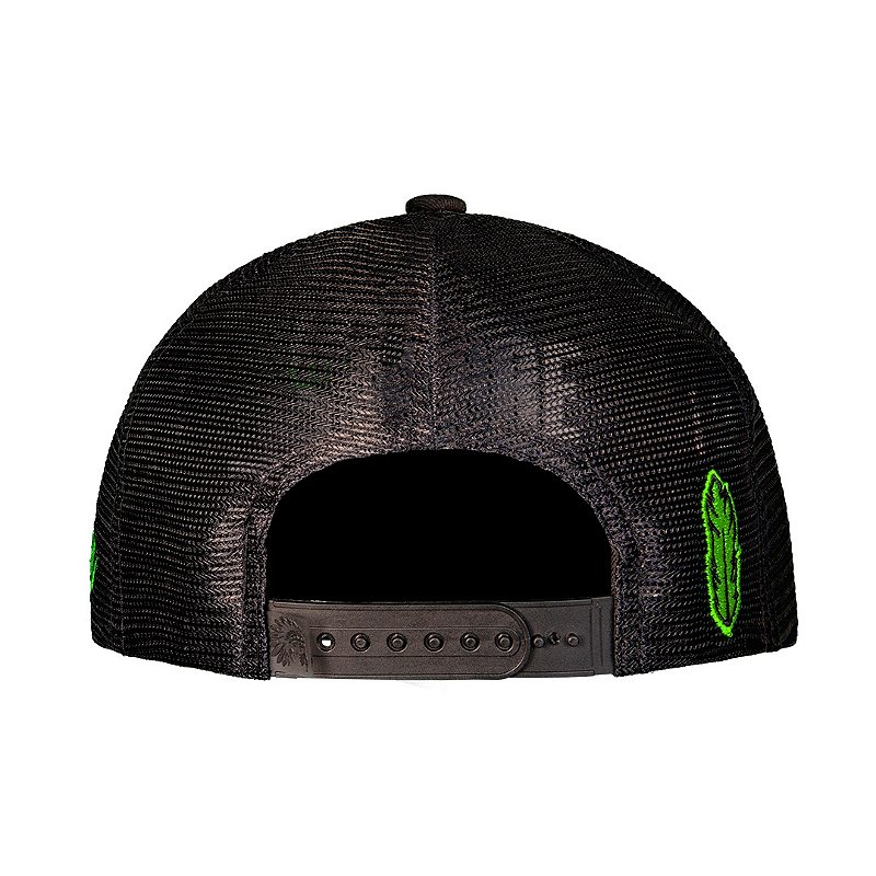 Boné Rm fine neon green strokes - red 1493