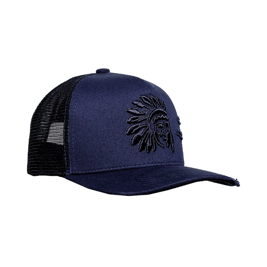 Boné Red Man dark blue destroyed - RED 899