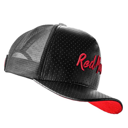 Boné REDMAN Black Leather - RED 550