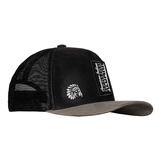 BONÉ red dark suede - RED 1176