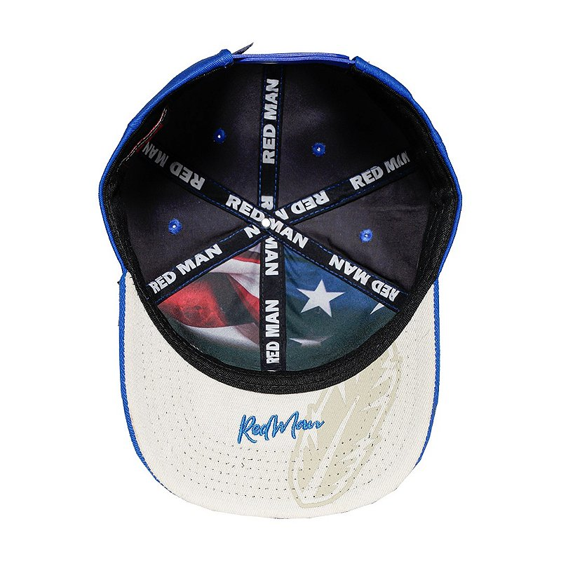 Boné red strapback blue - RED 1088