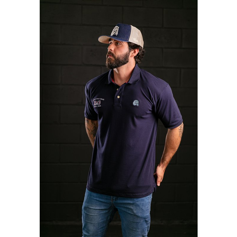 Polo bandeira redman - Red 100