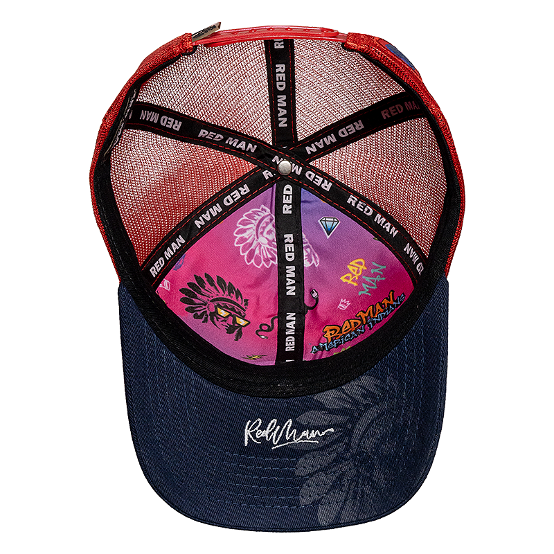 BONÉ redman mix fether - RED 1193