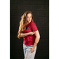 T- shirt feminina - red 067