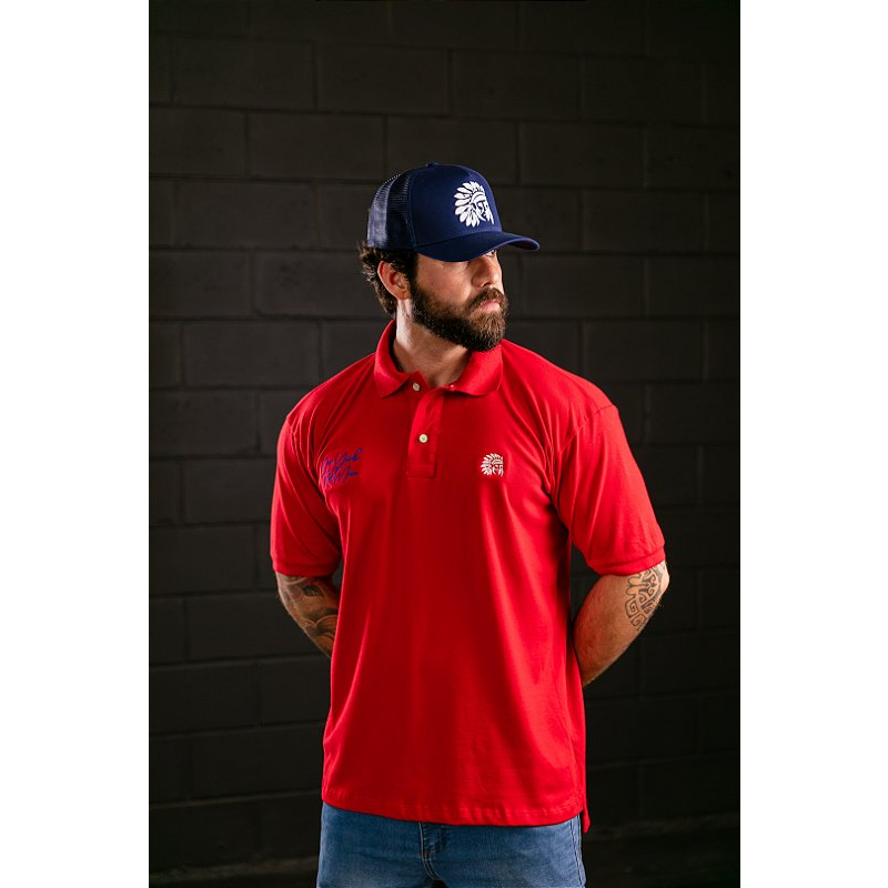 Polo bandeira redman - Red 101