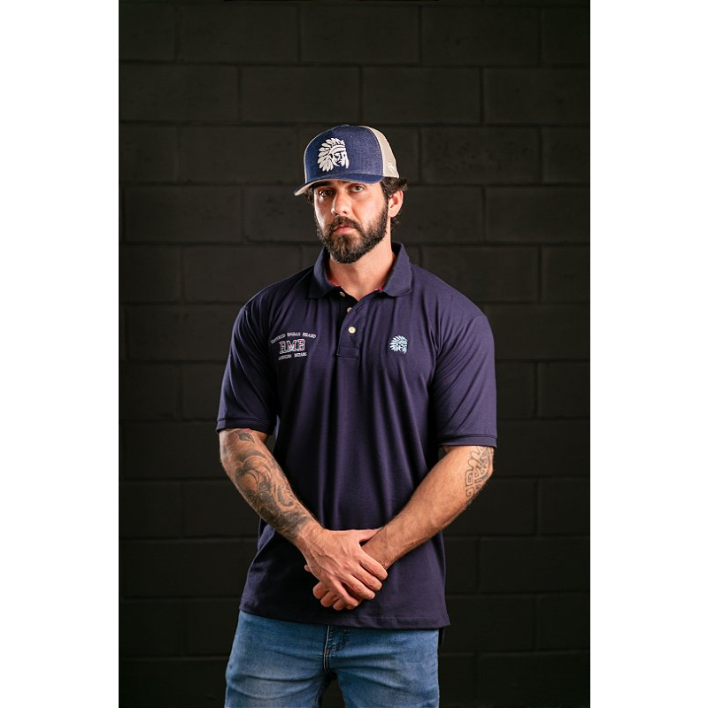 Polo bandeira redman - Red 100