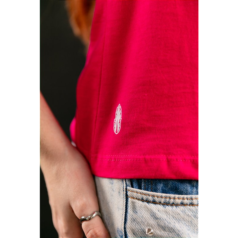 T- shirt feminina - red 072