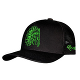 Boné Rm fine neon green strokes - red 1493