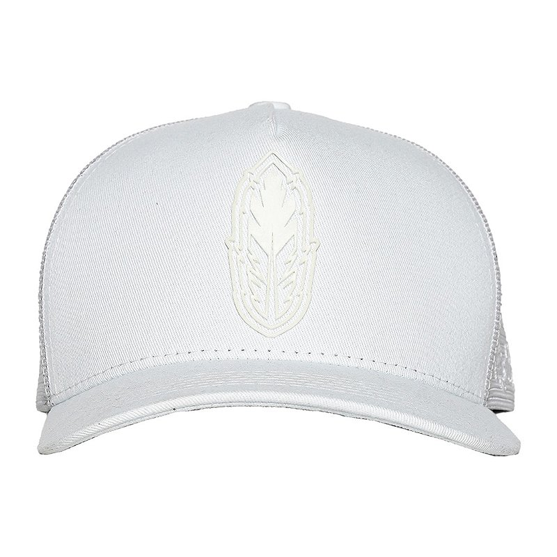 BONÉ RED MAN WHITE FEATHER NEON - RED 365